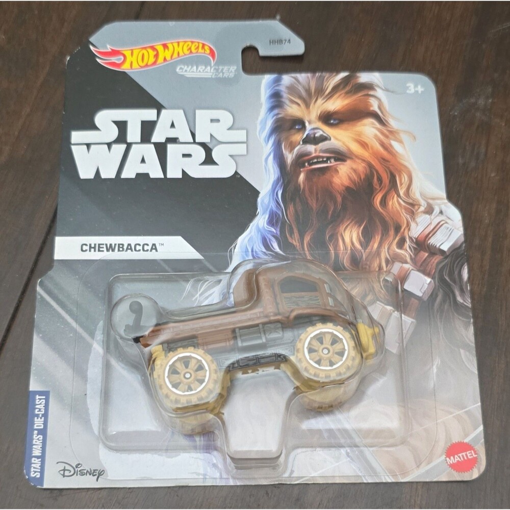 Hot Wheels Character Cars Star Wars Chewbacca Character Car Die-Cast Vehicle